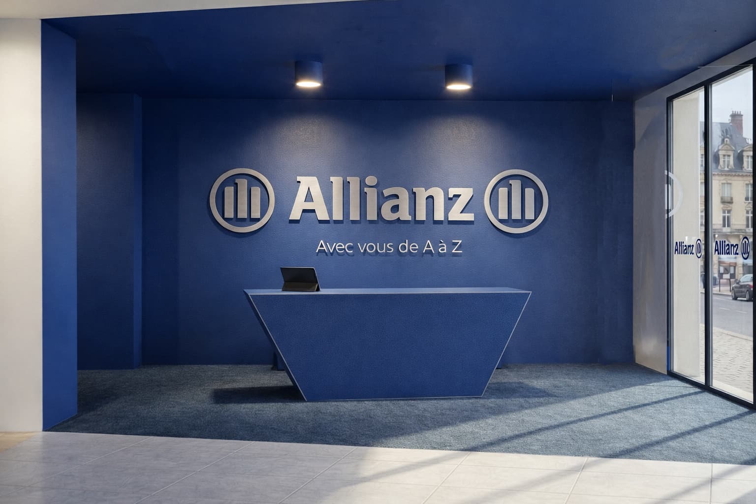 Bureaux Open Space d'un assureur